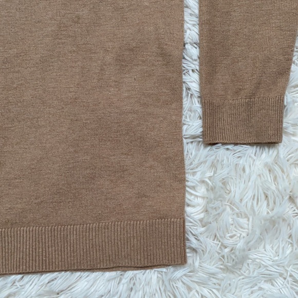 Loft L’Automme Crew Neck Sweater 💗 Camel & Pink - Picture 10 of 15